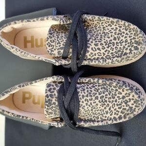 Hush Puppies Bridget Leopard Animal Print Shoes Size 9 Women